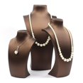 thumbnail image 5 of Necklace Bust Display Rack Jewelry Pendant Chain Display Holder Womens Neck Jewelry Organizer Stand Holder Rack Gold 12.5x23cm, 5 of 5