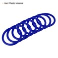 thumbnail image 4 of Unique Bargains 6cm Plastic Carnival Ringtoss Rings Hoop Party Favor Game, Blue 24 Pack, 4 of 5