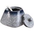 thumbnail image 3 of Simple Ceramic Sugar Bowl Salt Pot Pepper Storage Jar Practical Seasoning Pot Container Condiment Spice Box Holder for Home Kitchen (Blue), 3 of 8
