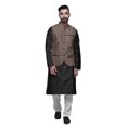 thumbnail image 1 of Atasi Indian Traditional Kurta Churidar Pajama Set With Nehru Jacket For Men, 1 of 3