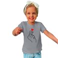 thumbnail image 1 of LSLJS T-Shirt à Manches Courtes à Col Rond pour Filles T-Shirts en Coton de Sport pour Enfants Mode Mignon T-Shirt Imprimé de la Saint-Valentin Haut à Manches Courtes Cadeaux pour Enfants, 1 of 4