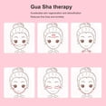 thumbnail image 4 of Facial Scraping Tool, Lymphatic Drainage Mushroom Shaped Gua Sha Tool Comfortable Muscle Relax  for Home Green, 4 of 7