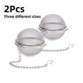 thumbnail image 1 of Janrevotw Stainless Steel Tea Balls - 2 Mesh Tea Brewer Set For Loose Tea And Spices, Small, 1 of 7