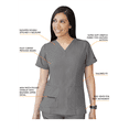 thumbnail image 3 of Adar Pro Heather Breakthrough Plus Ensemble de Sarrau pour Femmes - Haut à Col en V Amélioré et Pantalon à Multiples Poches, 3 of 7