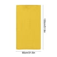 thumbnail image 3 of C-80 Yellow Yellow Beach Towel Large 31 5X51 2In Polyester Quick Drying Multi Purpose Sports Use #H8C58, 3 of 6