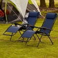 thumbnail image 2 of Caravan Chaise Longue Pliante d'Extérieur à Gravité Zéro Sports, Bleue (Lot de 2), 2 of 9