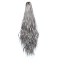 thumbnail image 1 of QUYUON Extensions de Cheveux Droites à Clip Postiches pour Femmes Perruques Longues d'Apparence Naturelle Pièce de Cheveux pour Femmes Extensions de Queue de Cheval Clips Synthétiques sur Extensions de Cheveux Type de Cheveux Q1110, 1 of 2