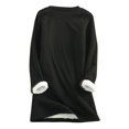 thumbnail image 4 of HKEJIAOI 2023 Haut pour Femme Col Rond Uni Poids Moyen Chandail à Manches Longues, 4 of 7