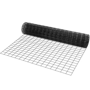 KFFKFF Galvanized Hardware Cloth, 36'' x 50' Roll, 16 Gauge, Vinyl-Coated Metal Wire Mesh, Ideal for Chicken Coops, Rabbit & Snake Fencing, and Poultry Enclosures