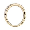 thumbnail image 2 of 0,30 Ct P.t. Rond Naturel Diamond Dernier Design Alliance Éternité pour Femmes en Or Jaune Massif 18K Taille 8, 2 of 7