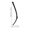 thumbnail image 2 of IDEANATEGRATE 3pcs Plastic Rear Windshield Wipers Windshield Wiper Blades Black Rainwater Clearing, 2 of 8