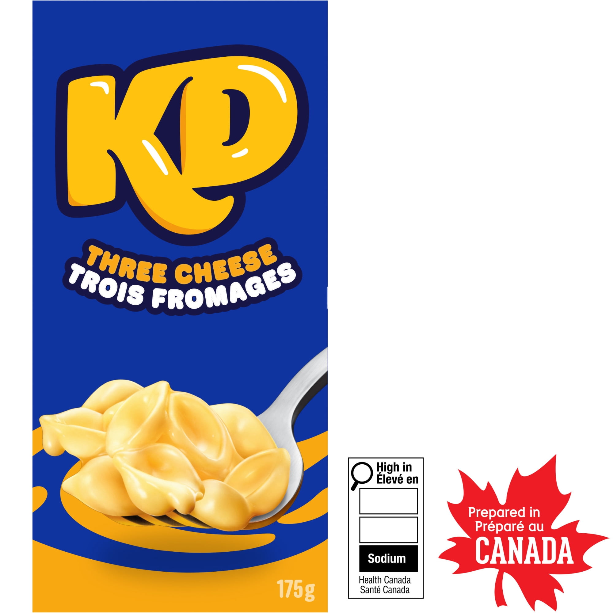 Kraft Dinner Three Cheese Macaroni and Cheese Dinner, 175g Box