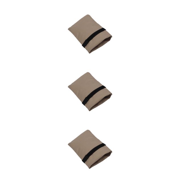 ZheElen Frost Protection Outdoor Cozy Cover Waterproof And Dustproof Easy To Polyester Thickened Outdoor Cover khaki 3Set