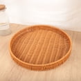thumbnail image 4 of EGNMCR Plastic Imitation Vines Woven Basket Storage Basket Fruit And Vegetable Storage Basket Snack And Candy Tray Bread Basket Multi Functional Storage Tray Plastics storage basket, 4 of 6