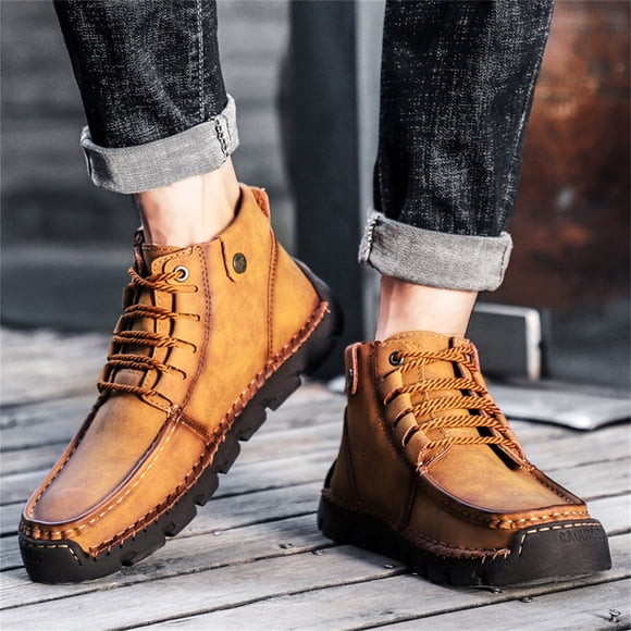 TIMIFIS Men's Casual Shoes High Top Fashion Sneaker Lightweight Men Boots Shoes ummer