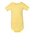 thumbnail image 1 of Bella Canvas Baby Jersey One Piece, 18-24, Yellow, 1 of 1