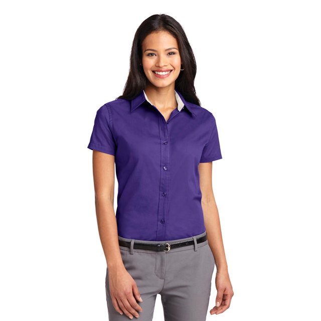 Port Authority T-Shirt à Manches Courtes Facile d'Entretien pour Femmes L508