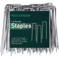 thumbnail image 2 of Galvanized Landscape Staples and Garden Stakes 36 Inch 3ft 25 Pack, 2 of 5