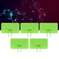 thumbnail image 4 of Adaptateurs de Voyage, Adaptateur de Prise en Laiton 5 Pcs Rotation 180° pour PC Rouge Rose, Noir, Bleu, Vert, Blanc, Jaune, 4 of 8