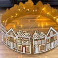 thumbnail image 4 of EGNMCR Stationery, Gingerbread House Christmas Tree Collar LED Christmas Tree Collar Suitable For Gingerbread House Christmas Tree Skirt LED Christmas Tree Collar Diameter 28in s collar, 4 of 8