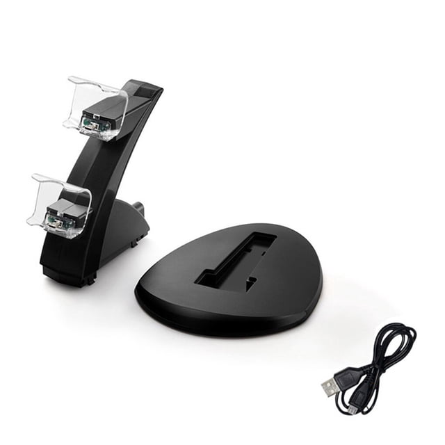 kurtrusly Station de Recharge à Deux Ports USB pour Manettes, Support de Station d'Accueil de Remplacement pour Manette PS4