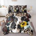 thumbnail image 1 of Erosebridal Literie Highland Cattle Taille Simple, Lit Rustique Tournesol en Sac Taille Simple, Décor Imprimé Léopard Guépard, Réversible, 1 of 1