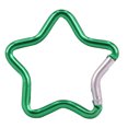 thumbnail image 1 of Mousqueton à Ressort en Alliage d'Aluminium en Forme d'Étoile avec Verrouillage et Clip pour Activités de Plein Air - Idéal pour la Randonnée, le Sac à Dos, le Camping et les Voyages, 1 of 2