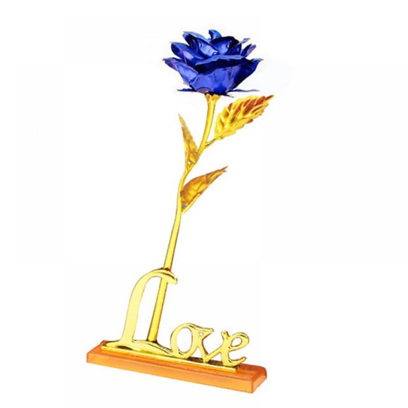 Christmas Rose Gifts for Her Rainbow Rose Flower Present Golden Foil with Luxury Gift Box Great Gift Idea for Thanksgiving Day Christmas Women Mom Gifts Valentine‘s Day Birthday Annive