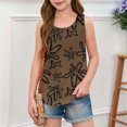 thumbnail image 4 of RXIRUCGD 2025 Vêtements d'Été pour Enfants Filles Décontracté Sans Manches Col Rond Imprimé, 4 of 5