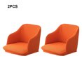 thumbnail image 3 of ZheElen Lot de 2/lot Housses de Chaise Installation Rapide pour Mise à Niveau Instantanée de la Pièce Polyester Haute Élasticité Housse de Chaise Courbée Extensible orange 1Ensemble, 3 of 6