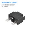 thumbnail image 3 of Unique Bargains Circuit Overload Protector 8A AC125/250V DC32V Automatic Reset Thermal Circuit Breaker 2pcs, 3 of 5