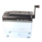 DEBGFS Portable Mini Manual Paper Shredder  Black