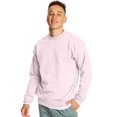 thumbnail image 1 of Hanes Mens EcoSmart Fleece Crewneck Sweatshirt, M, Pale Pink, 1 of 5