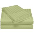 thumbnail image 1 of Hotel Collection 1200 Super Soft & Wrinkle Free Luxurious Stripe 6-Piece Sheet Set (Full, Sage), 1 of 1