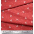 thumbnail image 3 of Soimoi Orange Heavy Canvas Fabric Heart & Love Text Decor Fabric Printed Yard 58 Inch Wide, 3 of 5