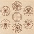 thumbnail image 1 of Ahgly Company Machine Washable Indoor Square Transitional Peru Brown Area Rugs, 8' Square, 1 of 7