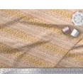 thumbnail image 3 of Soimoi Satin Silk Fabric diamond shape & waves Abstract Printed Craft Fabric by the Yard 42 Inch Wide, 3 of 3