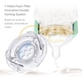 thumbnail image 5 of Yooforea Silicone Coated Glass Baby Bottle, 6M+ Fast Flow Nipple I Anti-Colic, Wide Neck, Stable Base I Medical-Grade Silicone Coating Shatter Protection, BPA BPS PVC Free (270 ML/9 OZ-Tea), 5 of 5