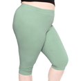 thumbnail image 1 of Stretch Is Comfort Women's Plus Size Knee Length Leggings| Adult X-Large - 7x, 1 of 5