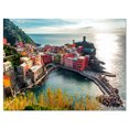 thumbnail image 2 of Vernazza Vue Aérienne de la Baie - Grande Impression sur Toile, 2 of 3