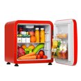 thumbnail image 2 of Costway 1.6 Cubic Feet Compact Refrigerator Reversible Door Mini Fridge Red, 2 of 10
