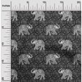 thumbnail image 1 of oneOone Georgette Viscose Fabric Elephant Block Fabric Prints By Yard 42 Inch Wide, 1 of 4