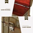 thumbnail image 4 of ETHZZLE Retro Treasure Chest Wooden Organizer for 1Pcs, 4 of 5