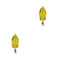 thumbnail image 3 of QualitChoice 1/2/3/5 Fish Lure Artificial Bait 8cm Workmanship Compact Size No Burrs Exquisite Rotating Lures Fishing Tackle Yellow 2PCS, 3 of 6