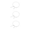 thumbnail image 2 of Transemion Sterling Silver Anklet Adjustable Snake Anklet For Gift Gift For Loved Ones 3Set, 2 of 6