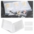 thumbnail image 1 of facefd PVC Jewelry Storage Organizer for Earrings Album Cards 160Grids 30 Bags 35g, 1 of 9