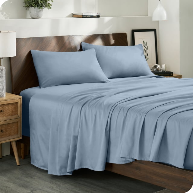 Bare Home 100% Organic Cotton Sheet Set - Sateen Weave