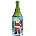 thumbnail image 1 of Christmas Santa Rining the Bell Wine Bottle Can cooler Hugger, 1 of 1
