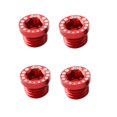 thumbnail image 4 of Almencla 4x Antirouille M10x1.25 V Boulon de Frein Poussière Sable Rouge, 4 of 8