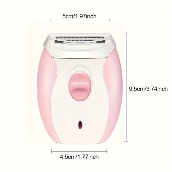 YOPTOP Women‘s Electric Razor - USB Electric Lady Shaver Ladies Epilator Razor Multi Purpose Foil Shaver With Stainless Steel Blade USB Charging Rechargeable Lithium Battery Suitable,Pink